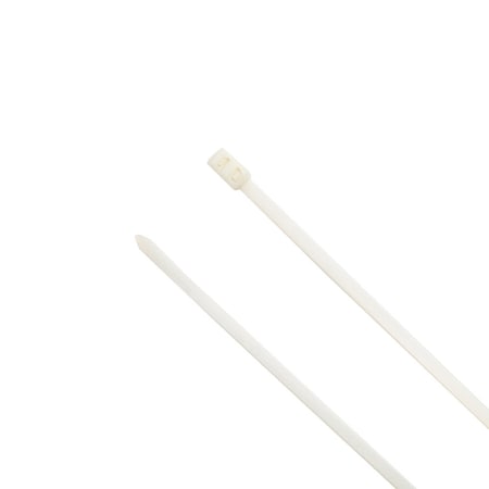 South Main Hardware Cable Tie, 12 in L, 3.1 in Max Bundle Dia., Natural, 50 lb Strength, 100 PK 222064